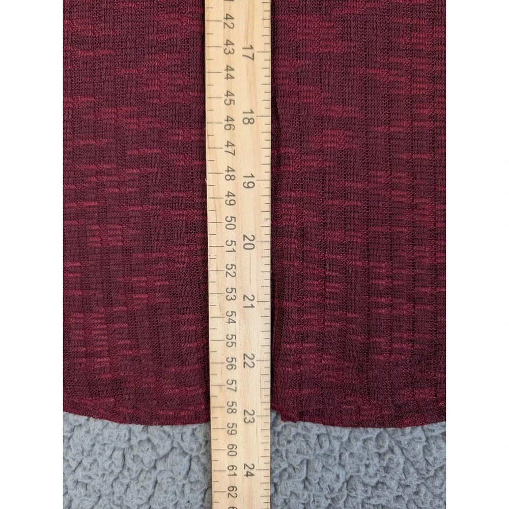Free People Intimately FP Womens Aura Layering Top Semi Sheer Ribbed Size Large